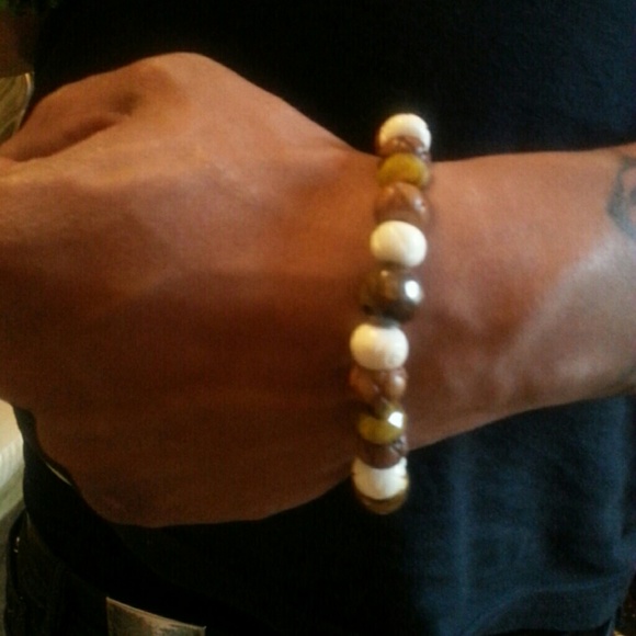 Men's stretch bracelet - Picture 2 of 3