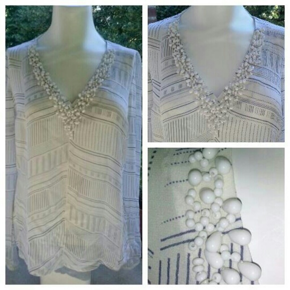 Banana republic beach dressy top