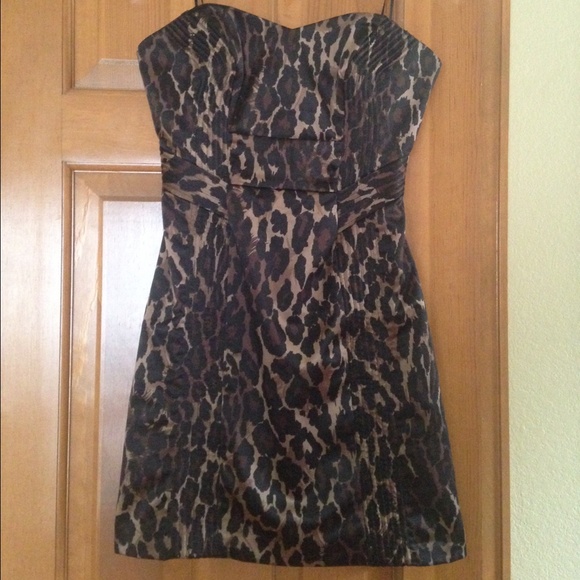 Leopard print Guess cocktail dress