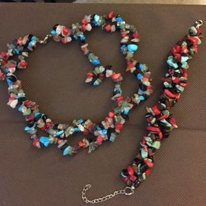Necklace and bracelet bangle