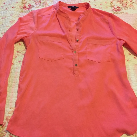 Cute silky button down - Picture 2 of 3