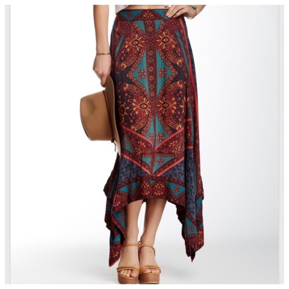 NWOT Free People Traveler Maxi Skirt szL