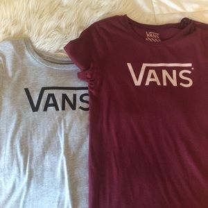 🌈TODAY ONLY SALE🌈2 Vans logo t-shirts bundle