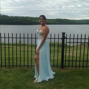 Light Blue Prom Dress