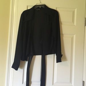 Nicole Miller wrap shirt