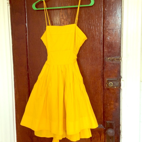 canary yellow sundress