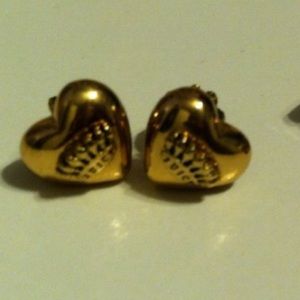 Juicy Couture Gold Heart Earrings