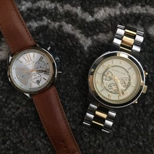 STILL FOR SALE: 2 two-tone Michael Kors watches