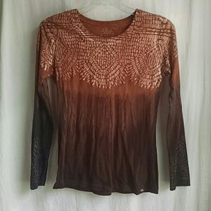 PRANA.... cotton long sleeve top..NWOT!!!