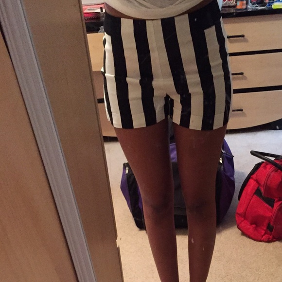 Black & white shorts