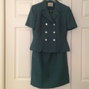 Green Lined Summer Suit