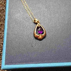 Amethyst Necklace (February Birthstone)