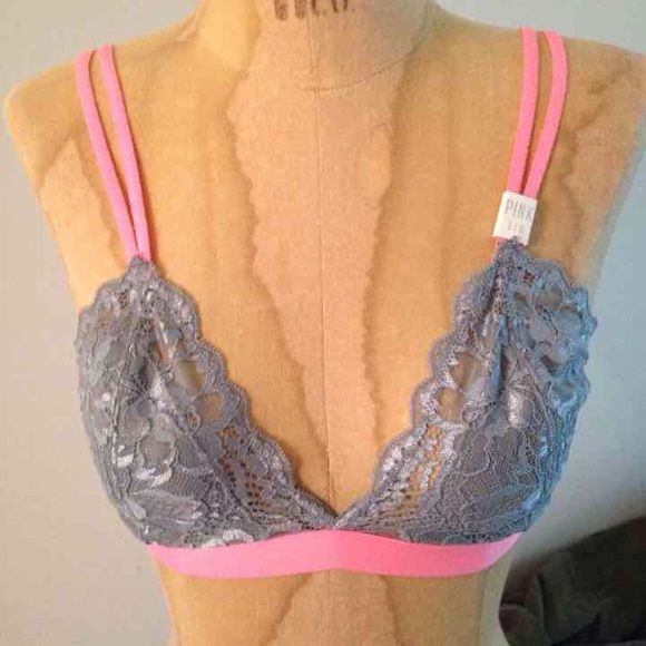 SALE!!!! Vs PINK lace triangle bra nwt