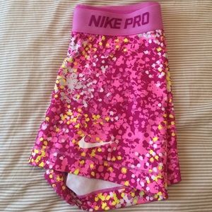 Multicolored Nike Pros