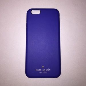 Kate Spade iPhone 6 leather case - Indigo