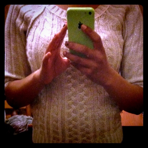Silver sweater