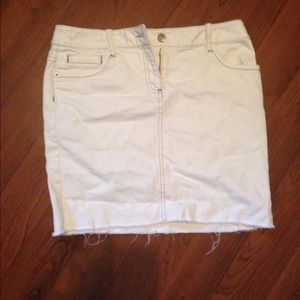 Ann Taylor Loft Denim Mini Skirt
