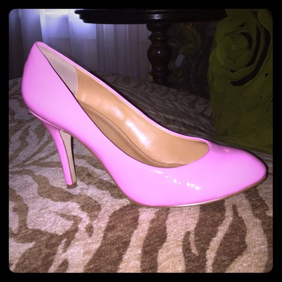 Hot pink j.crew pumps