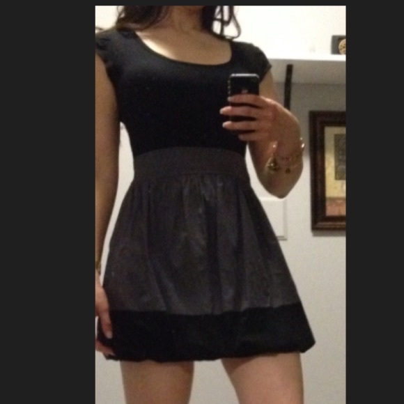 Short bubble bottom dress