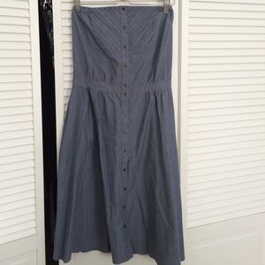 Chambray dress.