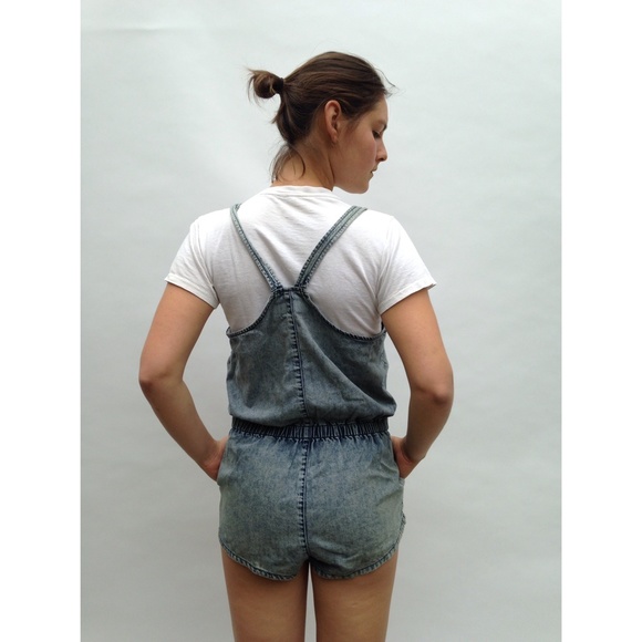 Denim romper