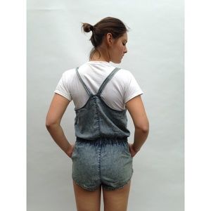 Denim romper