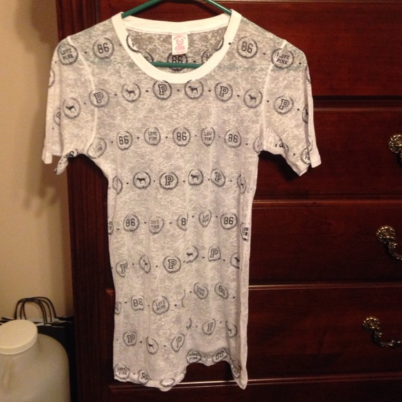 Shear white PINK shirt!