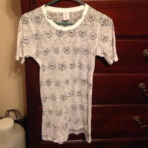 Shear white PINK shirt!