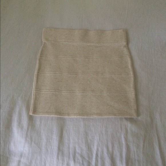 Foreign Exchange Tan Mini Skirt