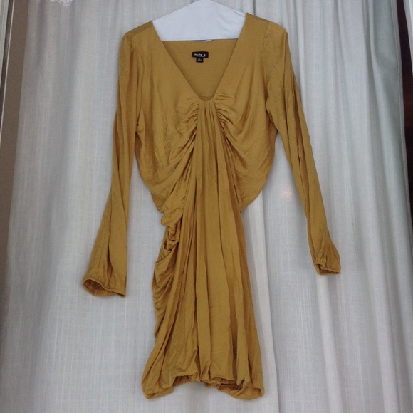 Drapey bubble dress ABS Allen Schwartz flattering!
