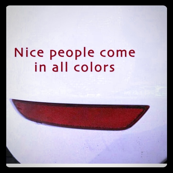 Nice People Come in All Colors removable Sticker