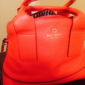 Kate spade bright orange bag