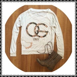 Obey long sleeved tee