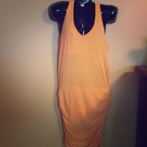 Athleta peach racer back dress
