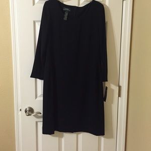 Ralph Lauren Long sleeve black dress