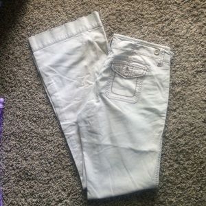 Khaki Maurice's 9/10 boot cut