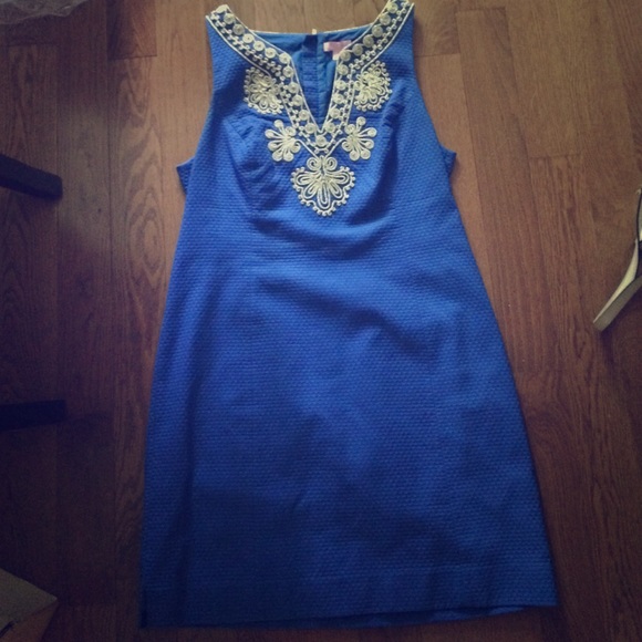 Worn once Lilly Pulitzer cobalt blue dress