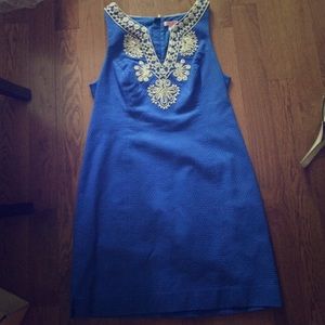 Worn once Lilly Pulitzer cobalt blue dress