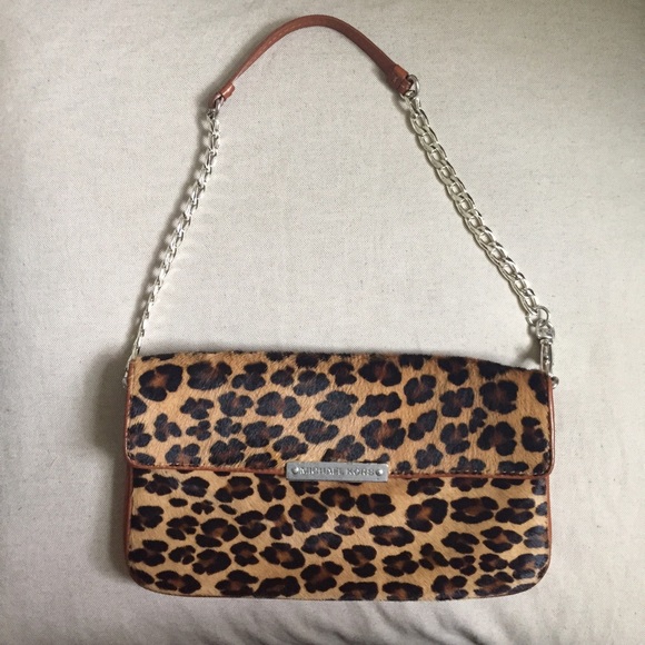 Michael Kors Leopard Print Clutch