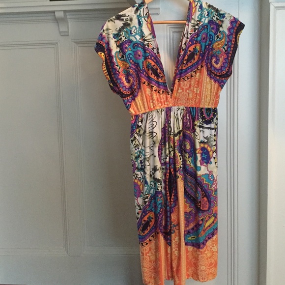 Colorful stretchy dress by Karlie