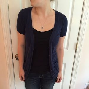 AEO short sleeve cardigan