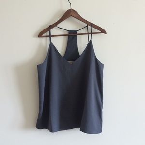 Banana Republic Charcoal grey tank top