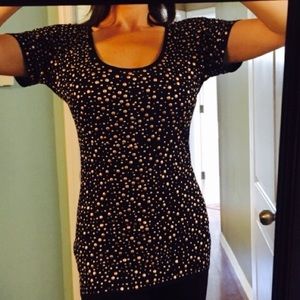 Studded long tee or dress