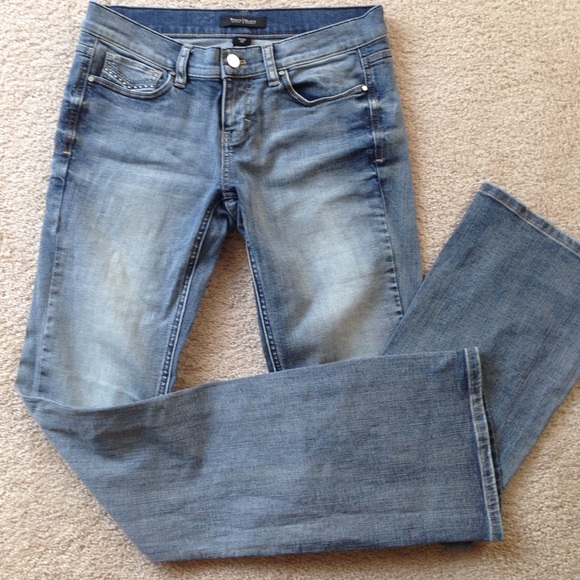 💲sold💲WHBM Noir Light Wash Boot Leg - 2R - Picture 1 of 3