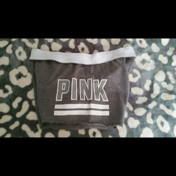 NWOT VS pink fold over shorts.