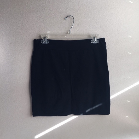 target // plain black bodycon skirt - Picture 1 of 1