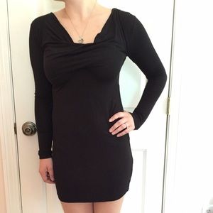 Black long sleeve dress