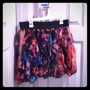 Charlotte Russe Large Summer Skirt Colors Pink