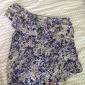 NWOT One shoulder flowy shirt