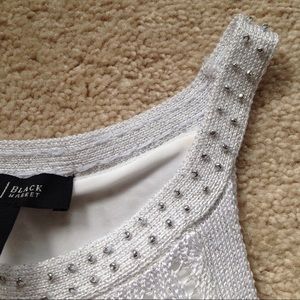 💲sold💲NWT WHBM White Knit Top